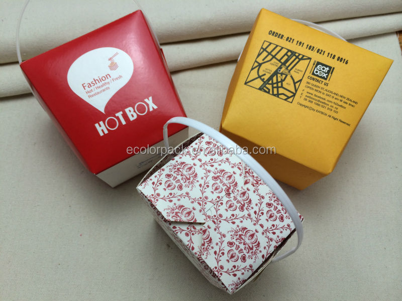 Real price/ in store - Custom size and printing 16 oz paper noodle box doner box