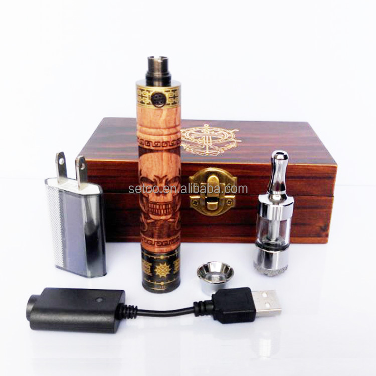 2014 Top Selling variable voltage wood battery kit vaporizer pen E fire with supplier best price