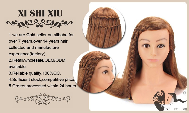 2016 XISHIXIU HAIR factory price eyelash extension training mannequin head for eyelash extension