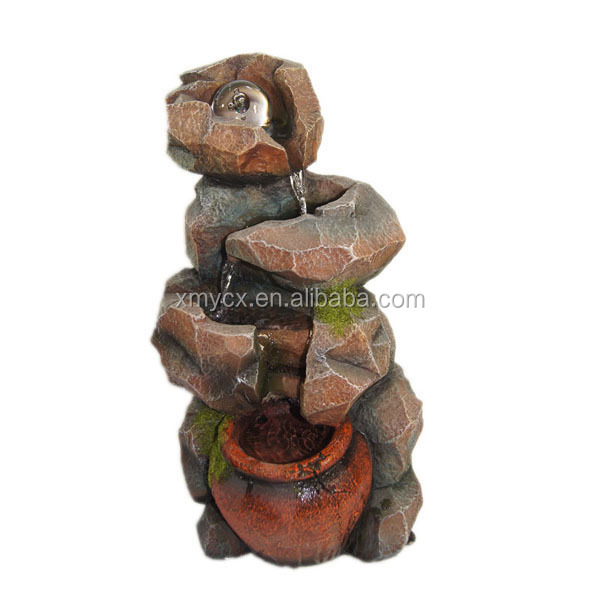 Big size stone garden fountains for outdoor  SYX3140123A  22.5X21.5X40CM  0.031M3  1PC .jpg