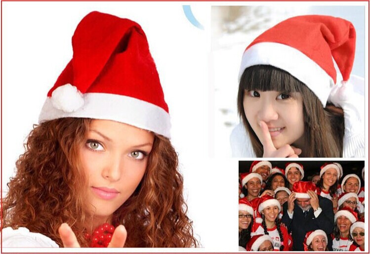 新しいクリスマス休日クリスマスパーティキャップキャップクリスマスクリスマスサンタ帽子問屋・仕入れ・卸・卸売り