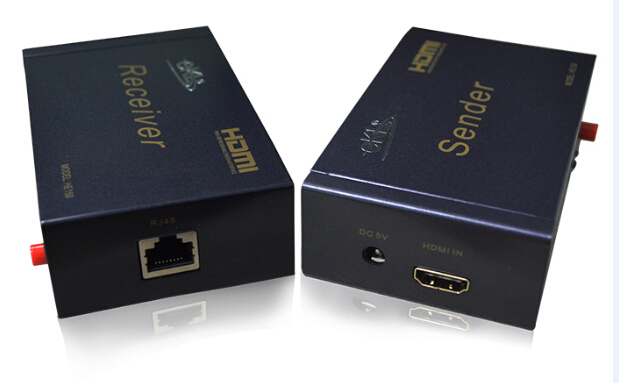 Bộ kéo dài tín hiệu hdmi 150m,HDMI extender 150m bằng cáp mạng Lan
