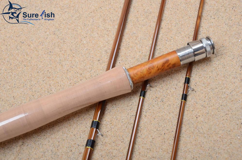 7FT6in 3wt Splitted Tonkin Bamboo Fly Rod - China Fishing Rod and