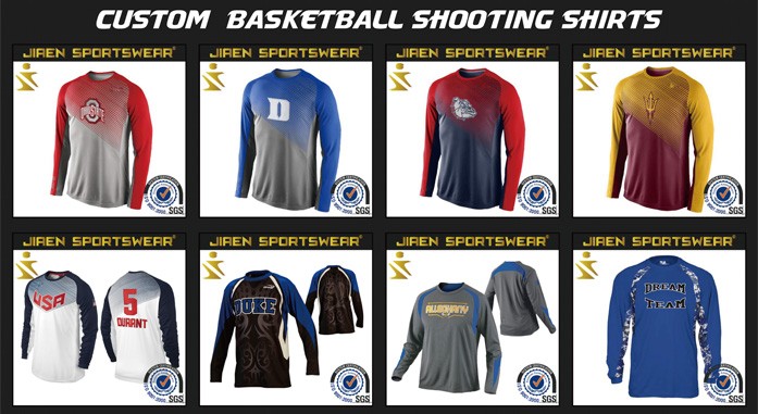 Basketball Warm Up Shirts  #1 Custom Basketball Shooting Shirts