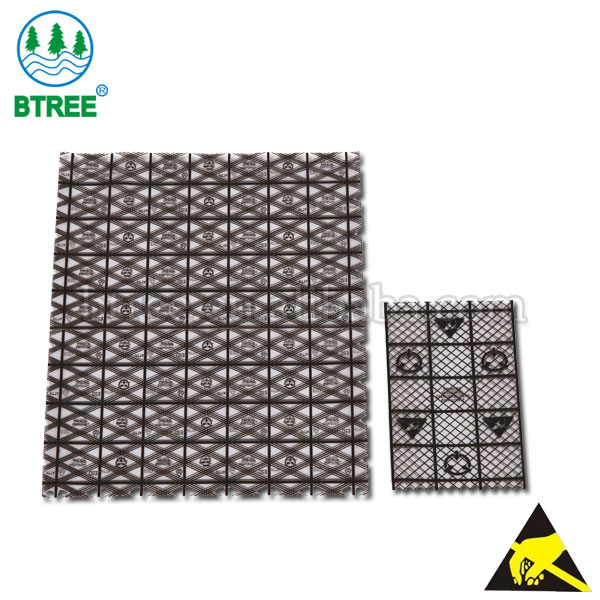 Btree高品質帯電防止黒グリッド導電性pe袋仕入れ・メーカー・工場