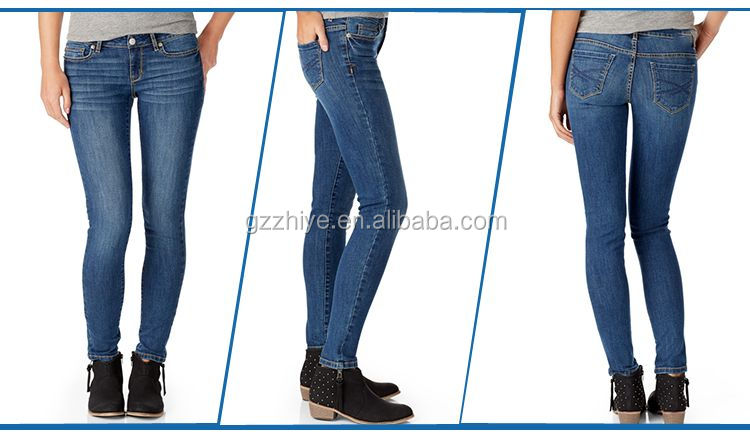 熱い販売のファッションデザインの女性のジーンズのブランド仕入れ・メーカー・工場