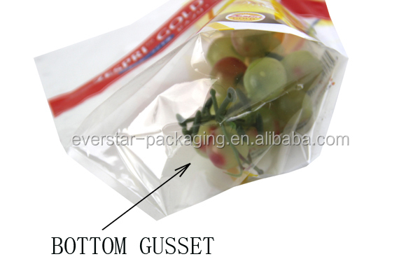 透明なプラスチックの果物の高品質の安いチャック付包装袋仕入れ・メーカー・工場