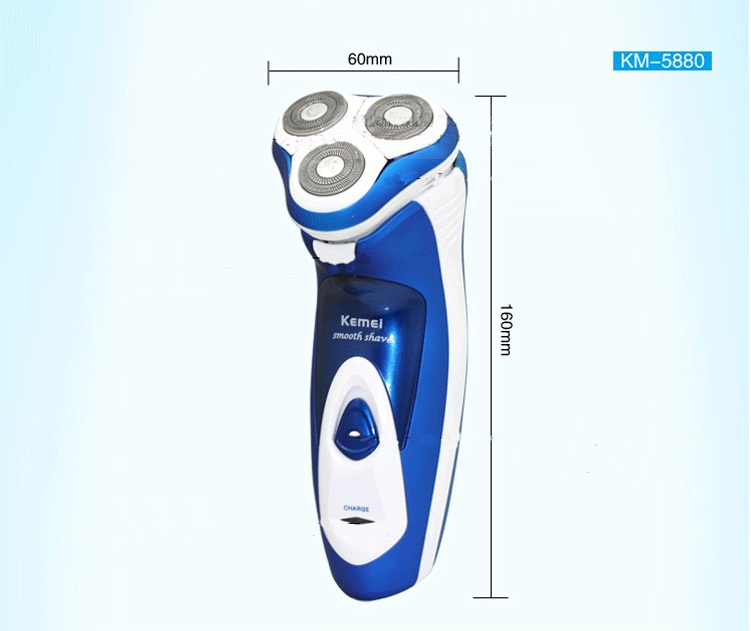 熱い販売の2015kemeikm-5880razo3を備えた男性用の電気シェーバーブレードプロのフルボディウォッシャブルウェット・dyr 問屋・仕入れ・卸・卸売り