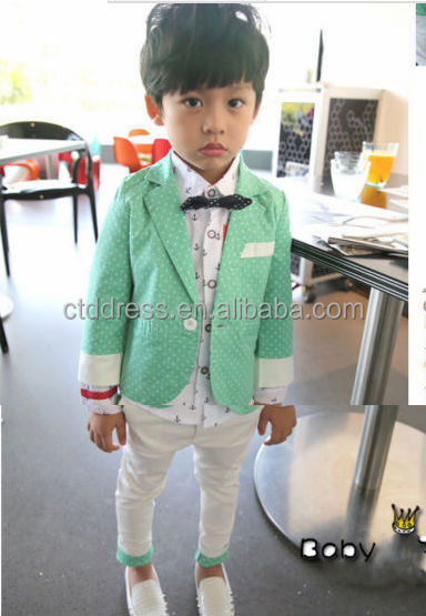 新しいデザインboysuit2014年スマートなファッショナブルな、 カスタムテーラードスーツ問屋・仕入れ・卸・卸売り