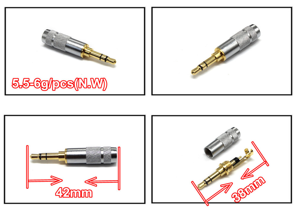 質の良いステレオオーディオプラグオーディオコネクタオス3.5mm3.5mmジャックプラグ仕入れ・メーカー・工場