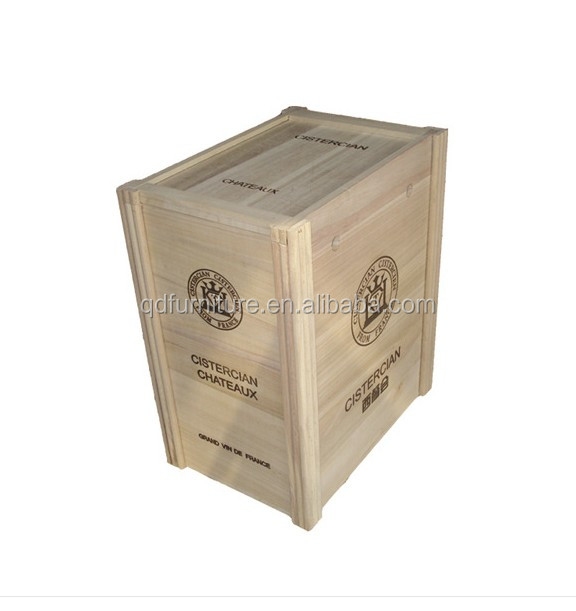 Wooden wine box