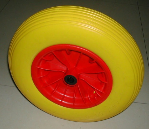 4.00-8 pu wheelbarrow wheel(plastci rim+needle bearing).jpg