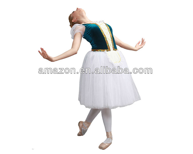 トップの販売の美しい伝統的なミッドスパンデックスvelet大人バレエチュチュダンスドレス服仕入れ・メーカー・工場