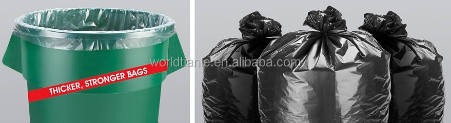 Personalizar bolsas de basura 13 galones de altura cocina grueso botes de  basura - China Bolsa de basura y bolsa de basura precio