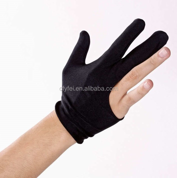 ナイロン、 3指の手袋、 プールビリヤードキューグローブシューター問屋・仕入れ・卸・卸売り