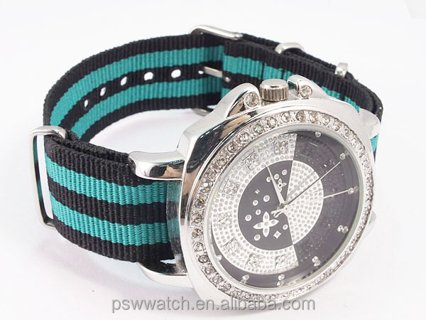 High quality new style nylon strap custom watch