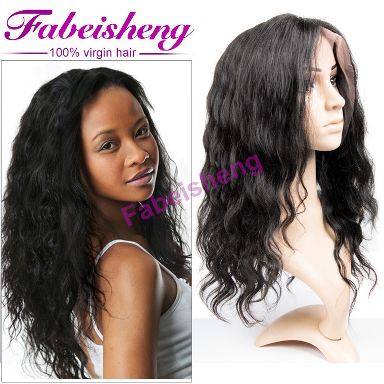 FBS Brazilian full lace human hair wigs 6A grade natural wave alibaba express in spanish 