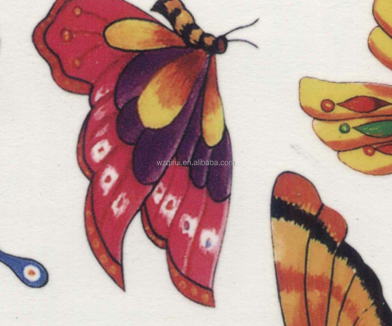 様々な蝶のステッカードア用タトゥーパターン問屋・仕入れ・卸・卸売り
