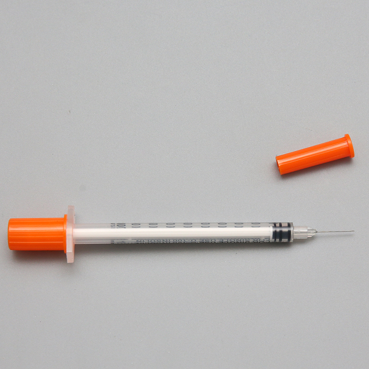 Synthetic rubber insulin syringe smallest size with low price