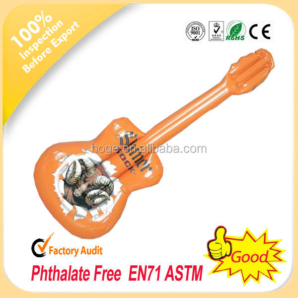 最高のプロモーションpvc小さなおもちゃ安い販売のためのインフレータブルギター; 昇進のためのインフレータブルギターのおもちゃ問屋・仕入れ・卸・卸売り
