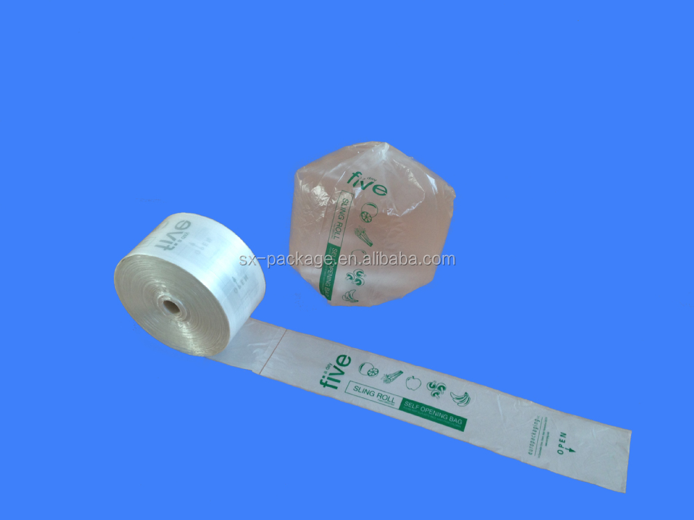 printed bags in/on roll with perforation