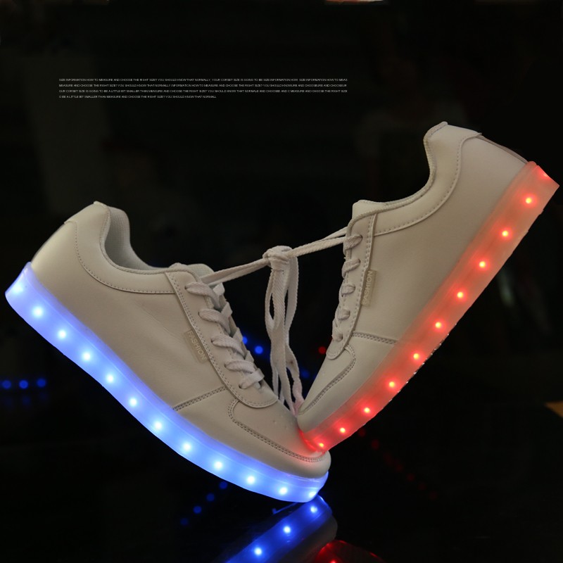 name brand led shoes