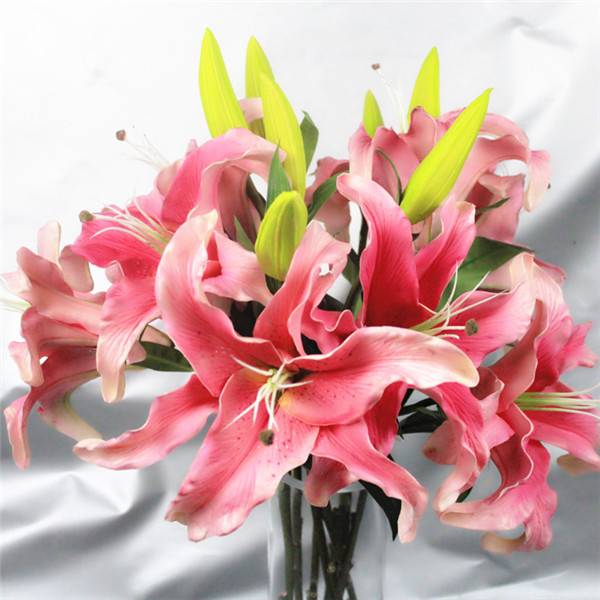 プラスチックPUは花が自然なタッチ造花のバラ問屋・仕入れ・卸・卸売り