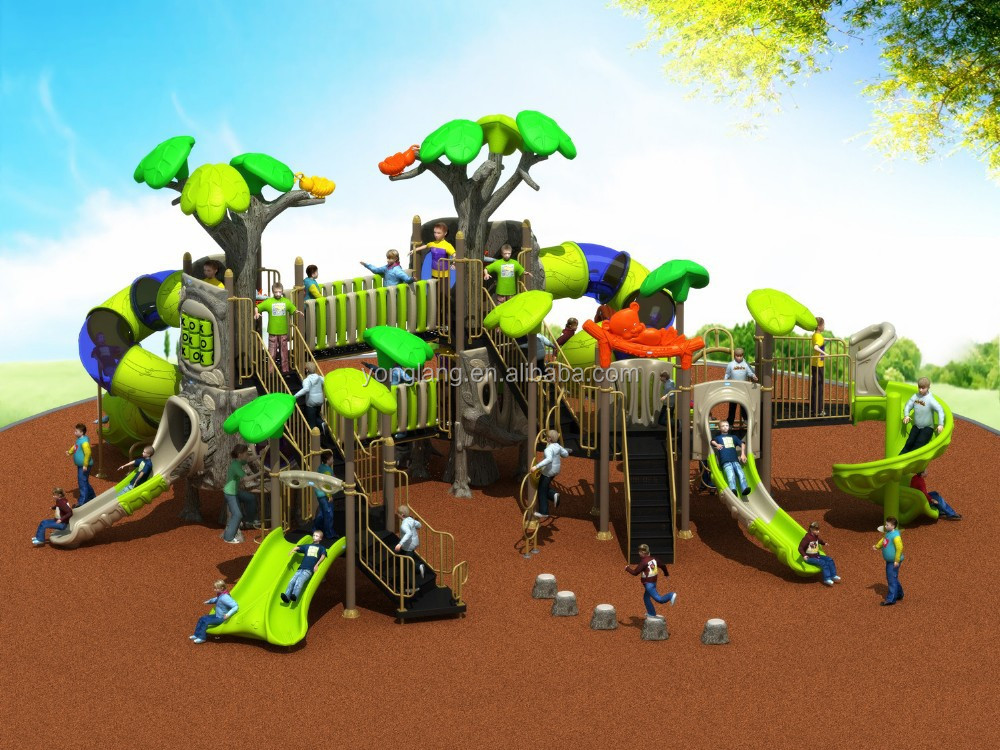 big slides playground children playground equipment amusement