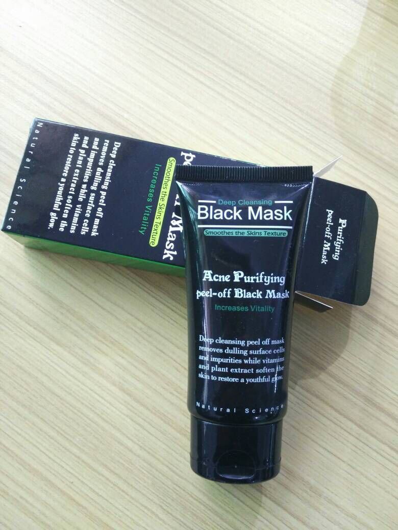 OEM private label Purifying blackhead remover deep clean acne black peel off mud face body mask.jpg