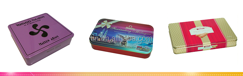middle round chocolate bars tin box hard candy tin can packing