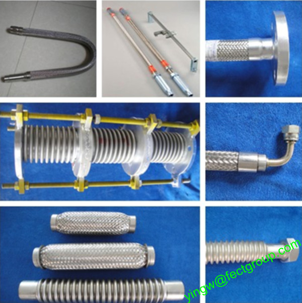 ステンレス鋼の熱水フレキシブルメタルホース/フレキシブル金属のガス接続ホース仕入れ・メーカー・工場