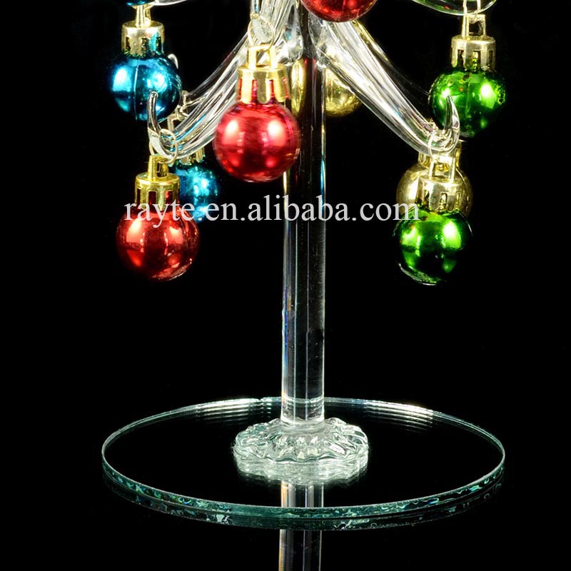 ガラスのクリスマスツリーに搭載されたミラー問屋・仕入れ・卸・卸売り