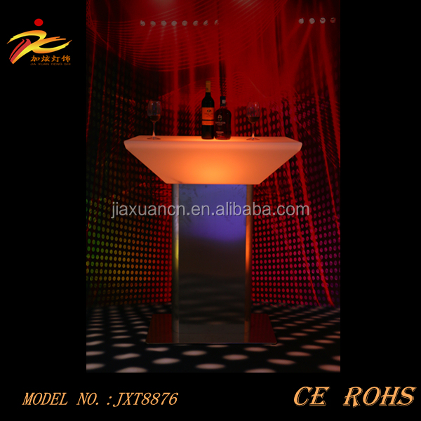 Ce・rohs指令が承認された照らされた安いled照明家具/ledテーブル/主導の家具は、 テーブルled椅子仕入れ・メーカー・工場