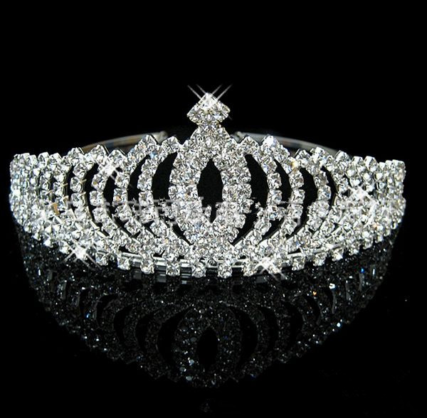 優雅な女王の王冠パールブライダルティアラ花の形のブライダル王冠とティアラ安い卸売王冠とティアラ問屋・仕入れ・卸・卸売り