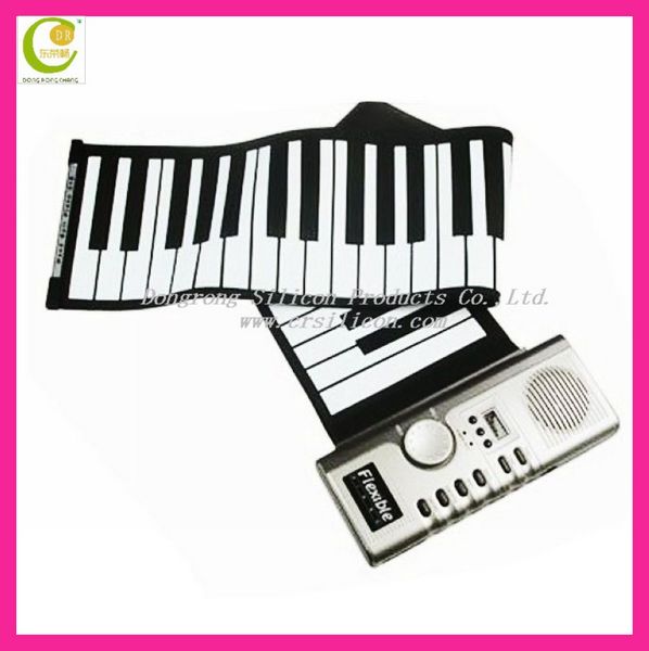 61キー電子オルガンキーボード2014年- 最善売れた電子ピアノオルガン61キーデジタルusbmidiとロール- アップ柔らかいシリコーン問屋・仕入れ・卸・卸売り