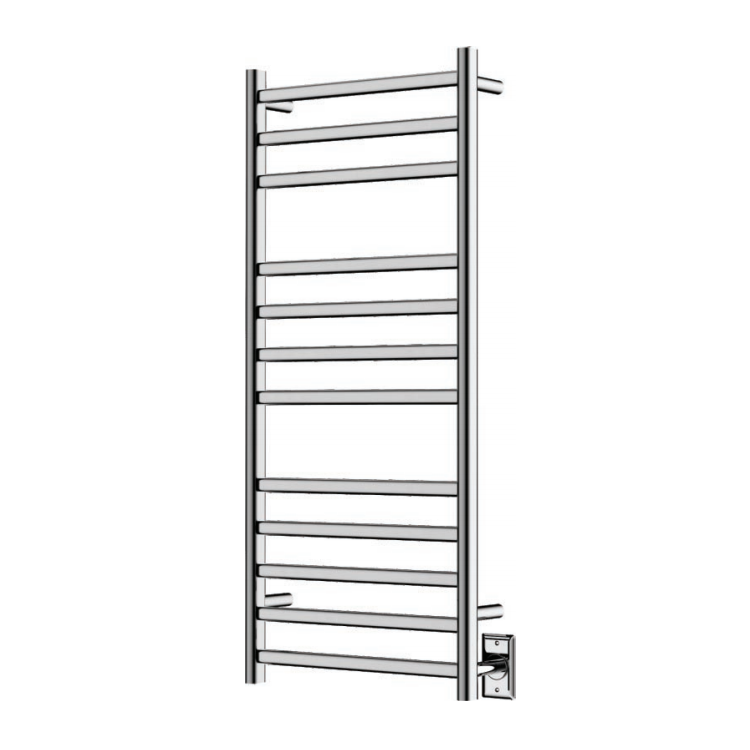 square heated towel rail