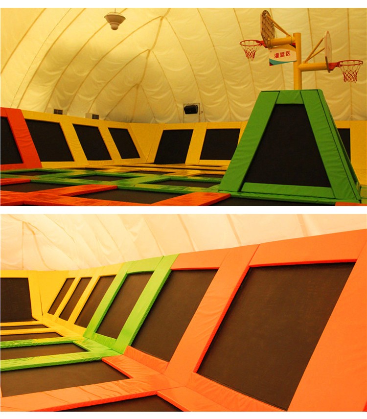 High Quality Large Size Indoor Trampoline Park Colorful Foam Cube,Foam