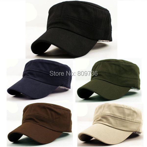mens military style caps