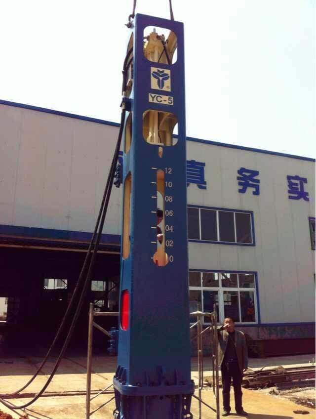 基礎杭の機械杭打ちyc5インパクトハンマー油圧仕入れ・メーカー・工場