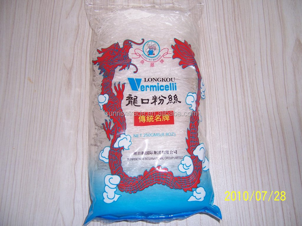 Certificated by HACCP/FDA/ISO/QS Mung Bean Longkou Vermicelli Best Selling Products