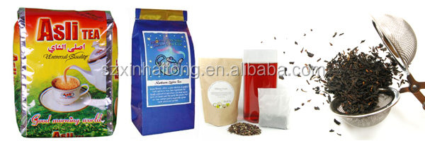 Custom printed sliver laminated empty tea bag wholesale