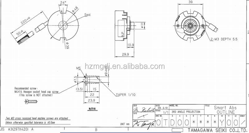 17 bit absolute encoder details