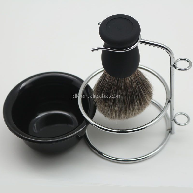 プロフェッショナルアナグマのシェービングブラシ/安いシェービングブラシキット/高qualty silvertipアナグマ毛シェービングキット 問屋・仕入れ・卸・卸売り