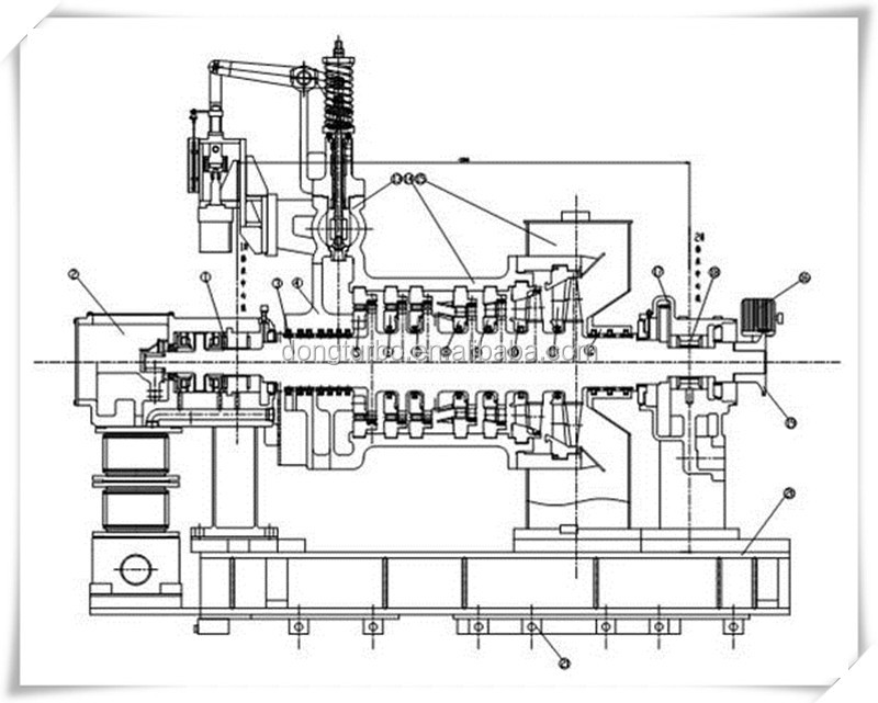 ジェネレータ用蒸気タービン500kw-50000kw石炭- 火力発電所仕入れ・メーカー・工場