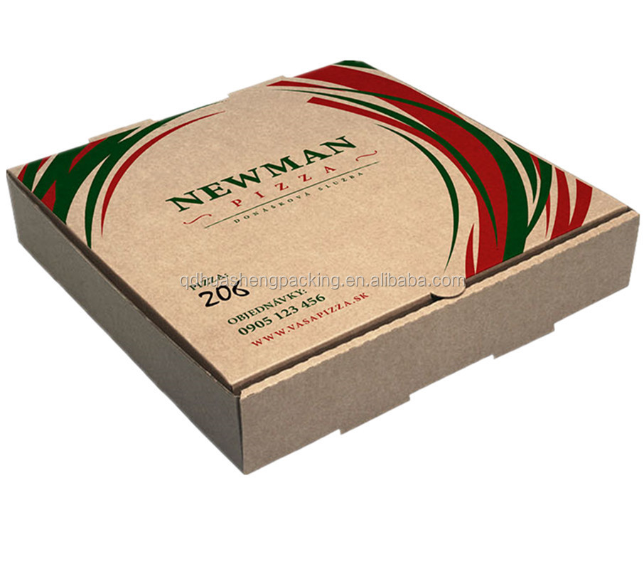 Paper Material and Accept Custom Order pizza box