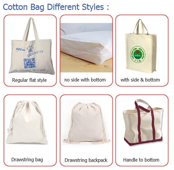 recycle reusable canvas cotton packing rice candy seed bags