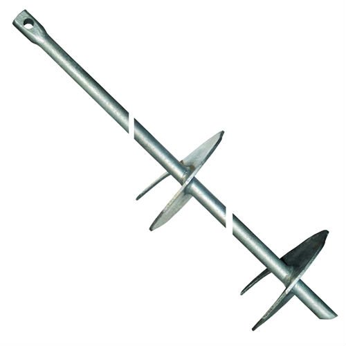 84" Twin Helix Round Shank Anchor W/8" And 10" Helices Buy Helix