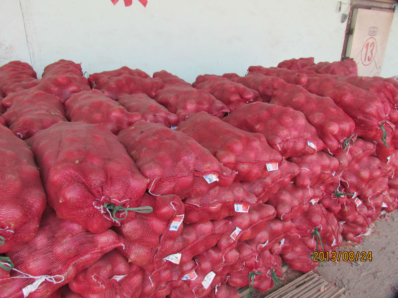 2014 Chinese red onion mesh bags