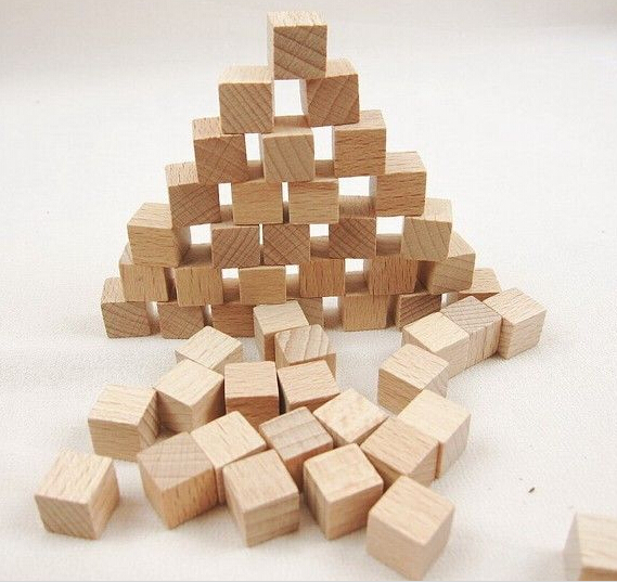 natural wood blocks