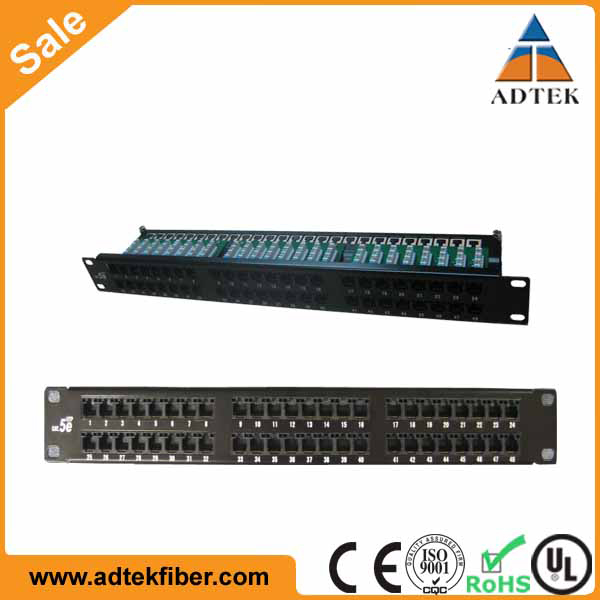 Rohs ul認証良い価格rj45 cat5e cat6 utp 12ポート110 idcパッチパネルメーカー仕入れ・メーカー・工場
